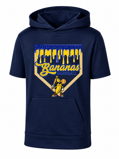 Bananas Short Sleeve Hoodie