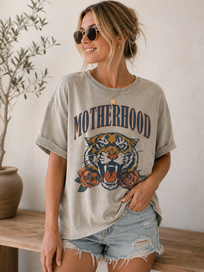 Motherhood Cutoff Tee