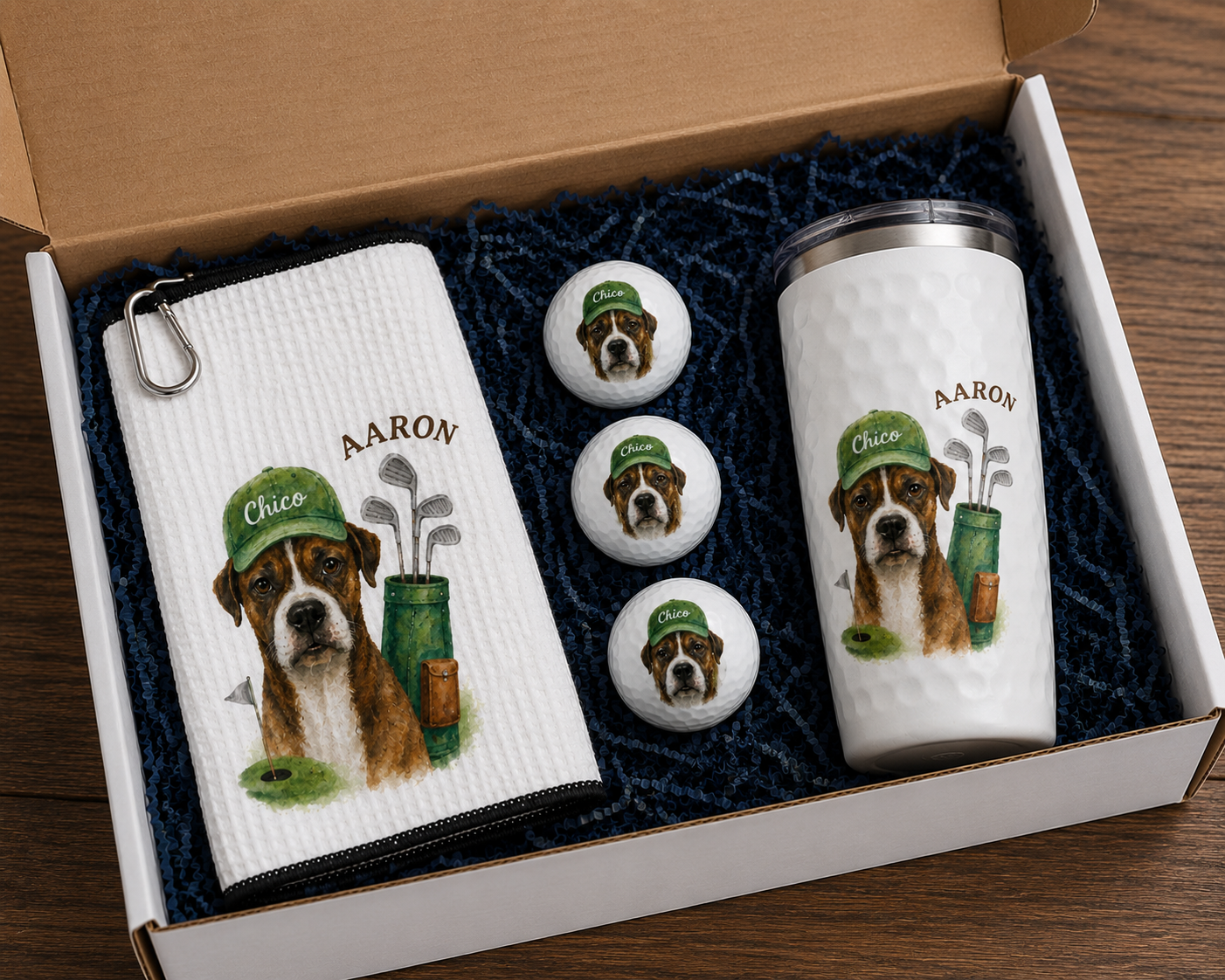 Dog Dad Golf Gift Box