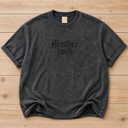 Motherhood Embroidered Cutoff Tee