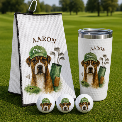 Dog Dad Golf Gift Box