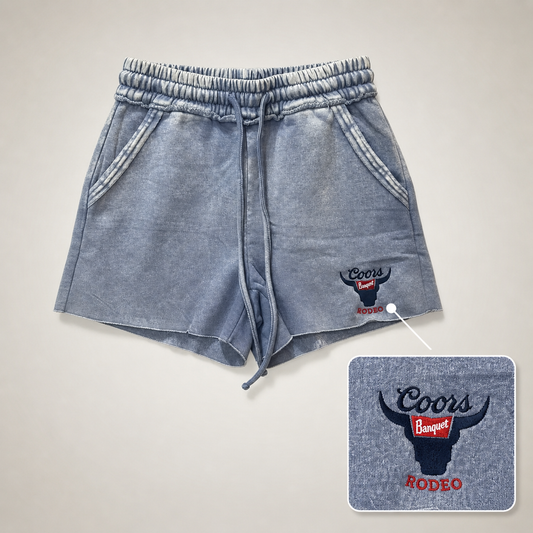 Rodeo Acid Wash Shorts