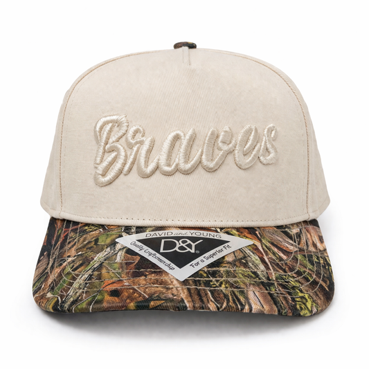 Custom Puff Embroidery Camo Hat