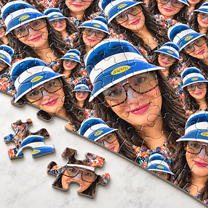 Custom Face Puzzle 1000 Piece | Personalized Photo Jigsaw Puzzle | Funny Gag Gift