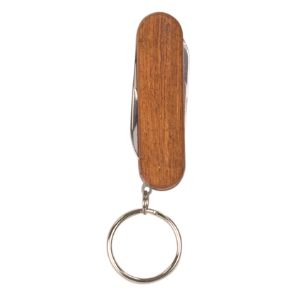3-Function Pocket Knife with Keychain