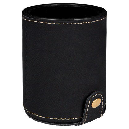 Leather Dice Cup with 5 Dice