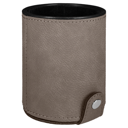 Leather Dice Cup with 5 Dice