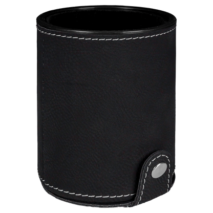 Leather Dice Cup with 5 Dice