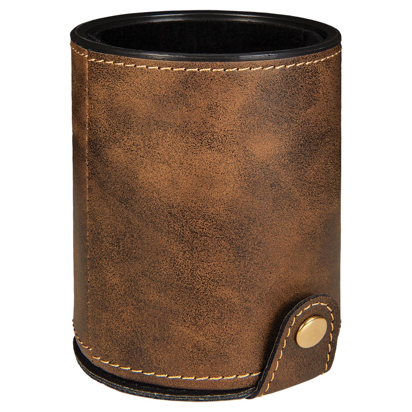 Leather Dice Cup with 5 Dice
