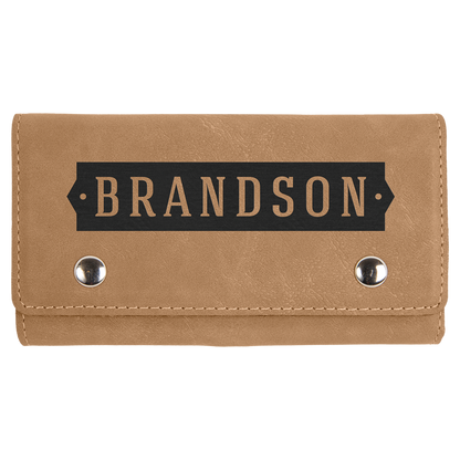 Leather Card & Dice Set