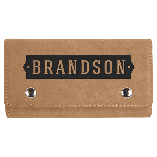Leather Card & Dice Set