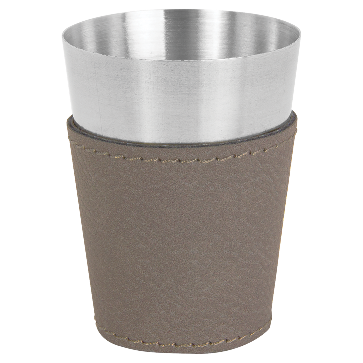 Laserable Leatherette & Stainless Steel Shot Glass