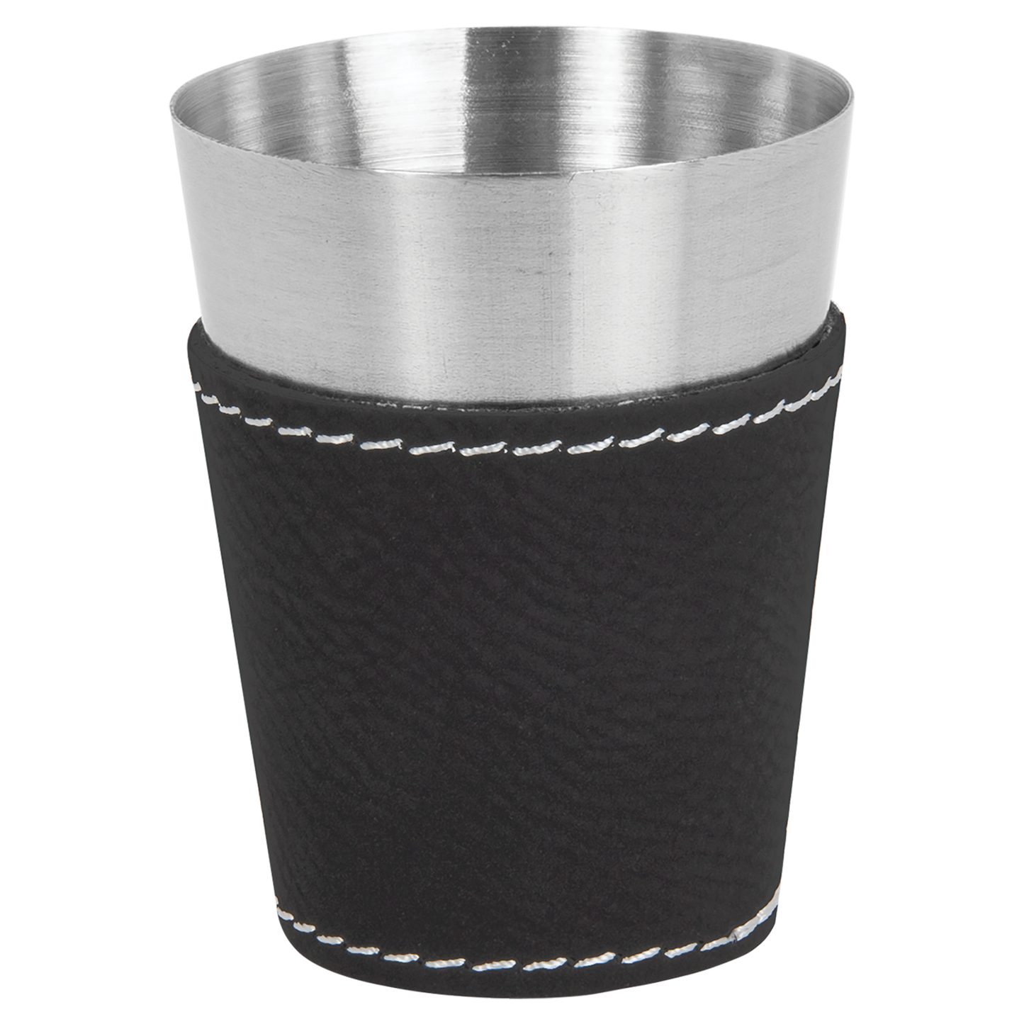 Laserable Leatherette & Stainless Steel Shot Glass