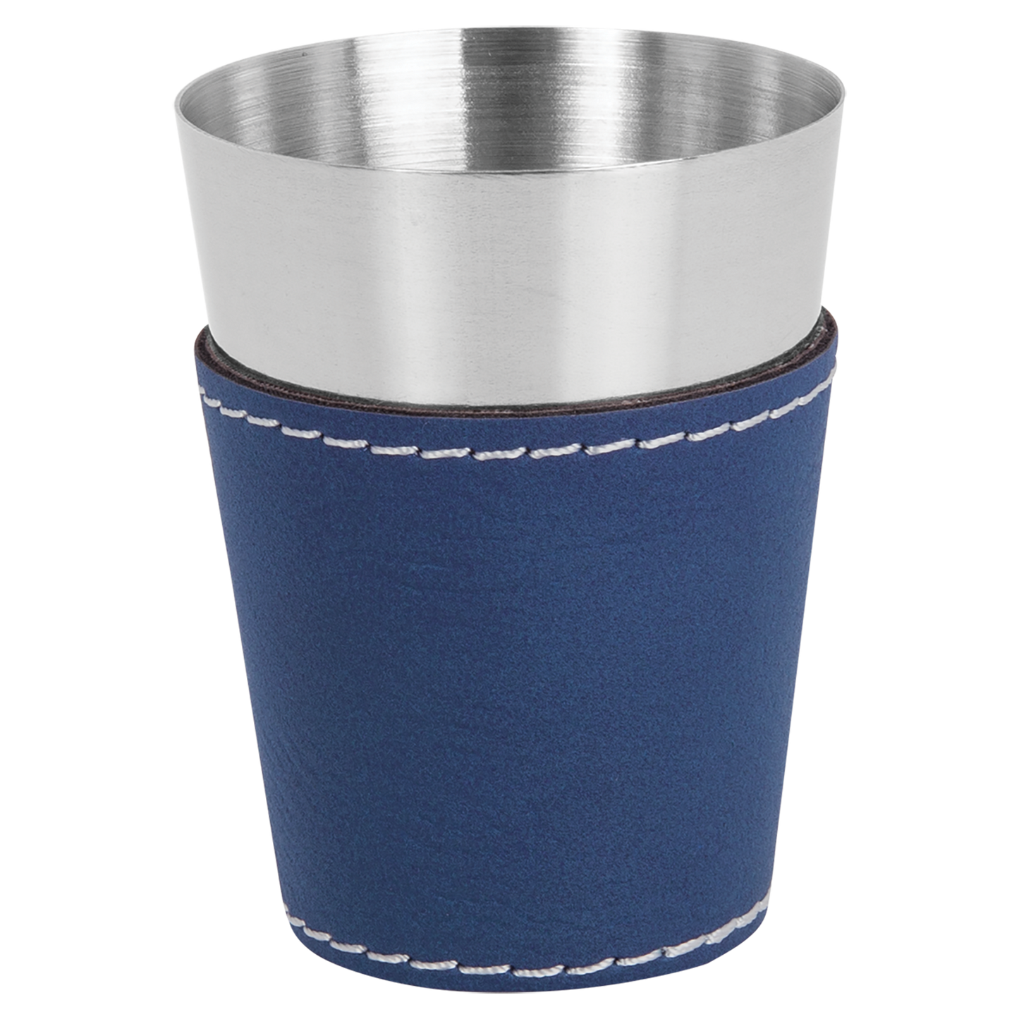 Laserable Leatherette & Stainless Steel Shot Glass