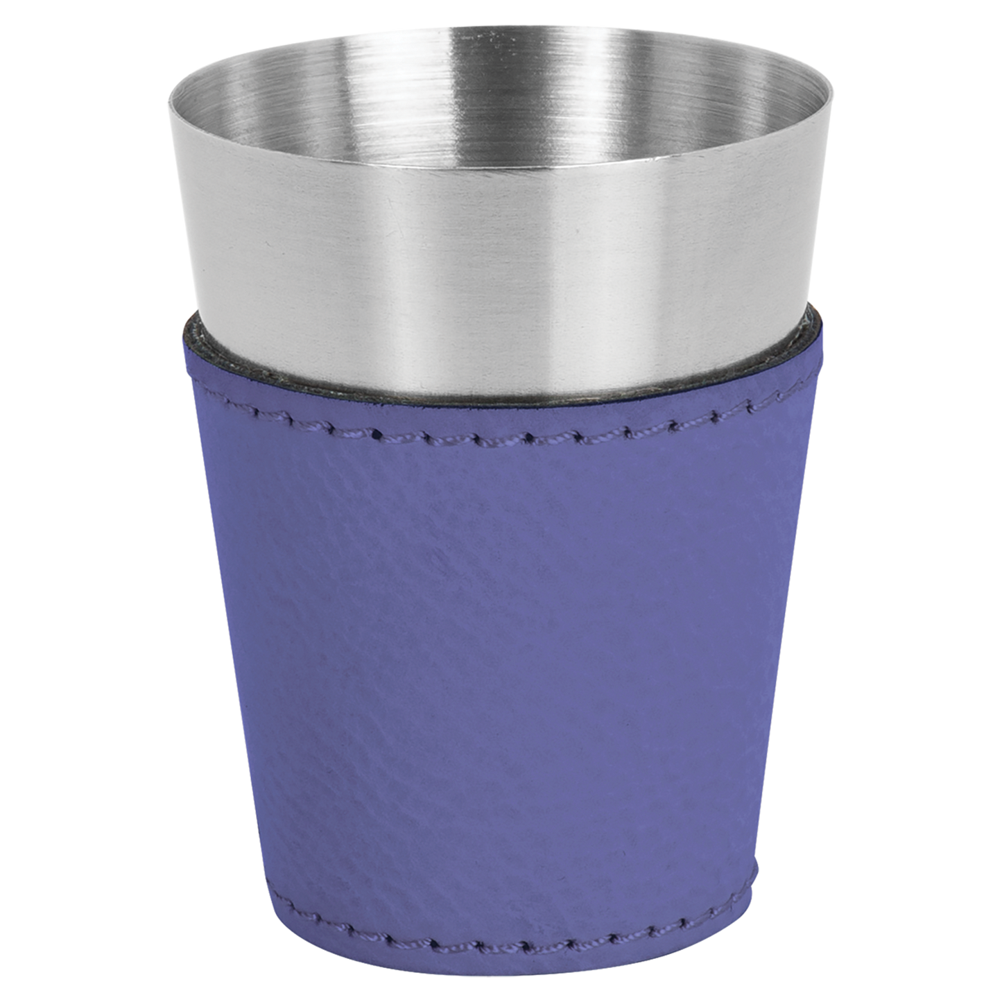 Laserable Leatherette & Stainless Steel Shot Glass