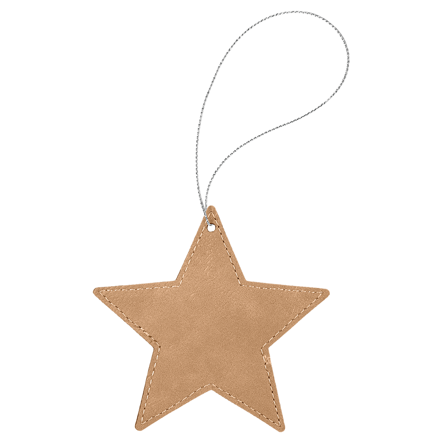 Leather Star Ornament