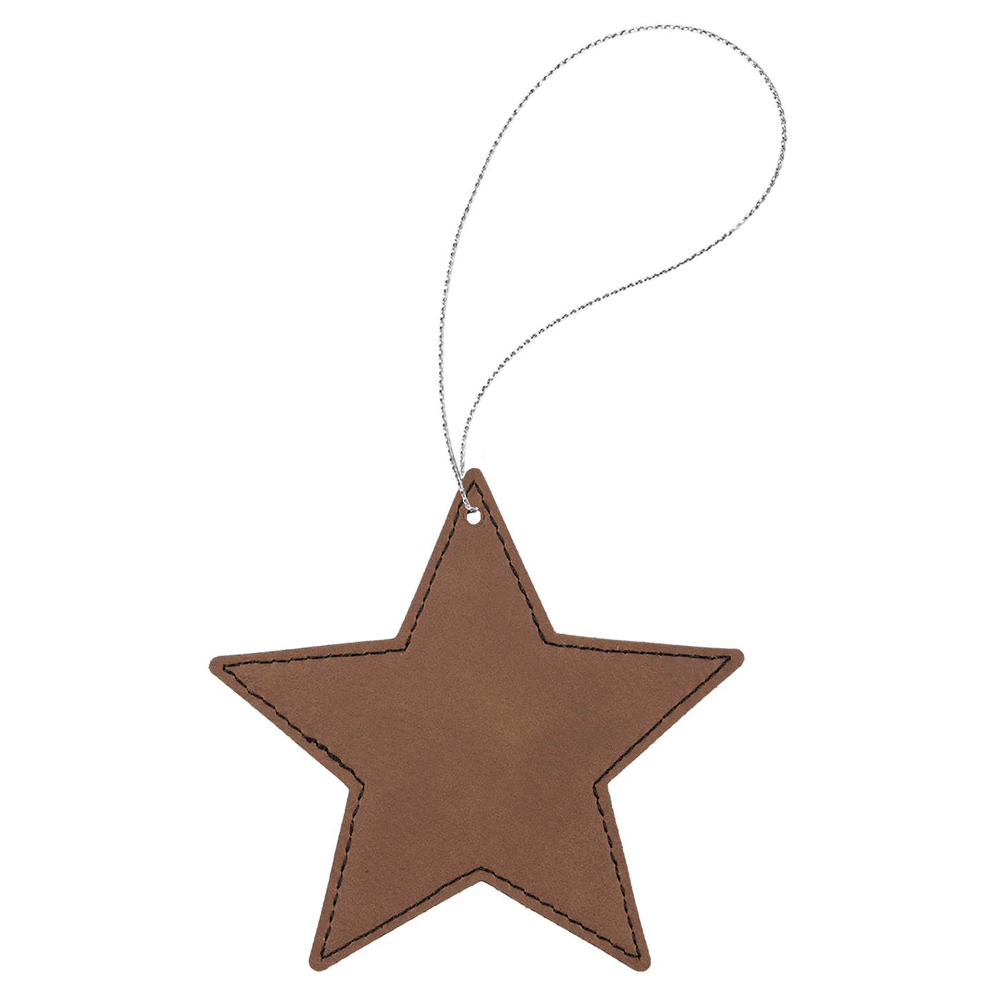 Leather Star Ornament