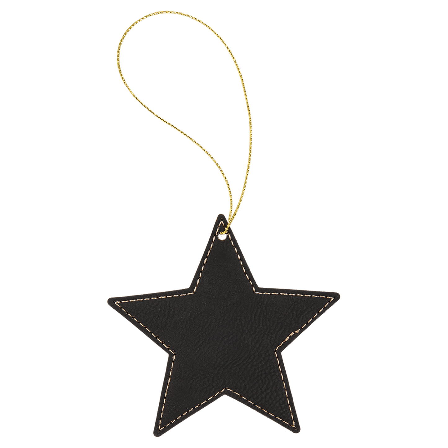 Leather Star Ornament