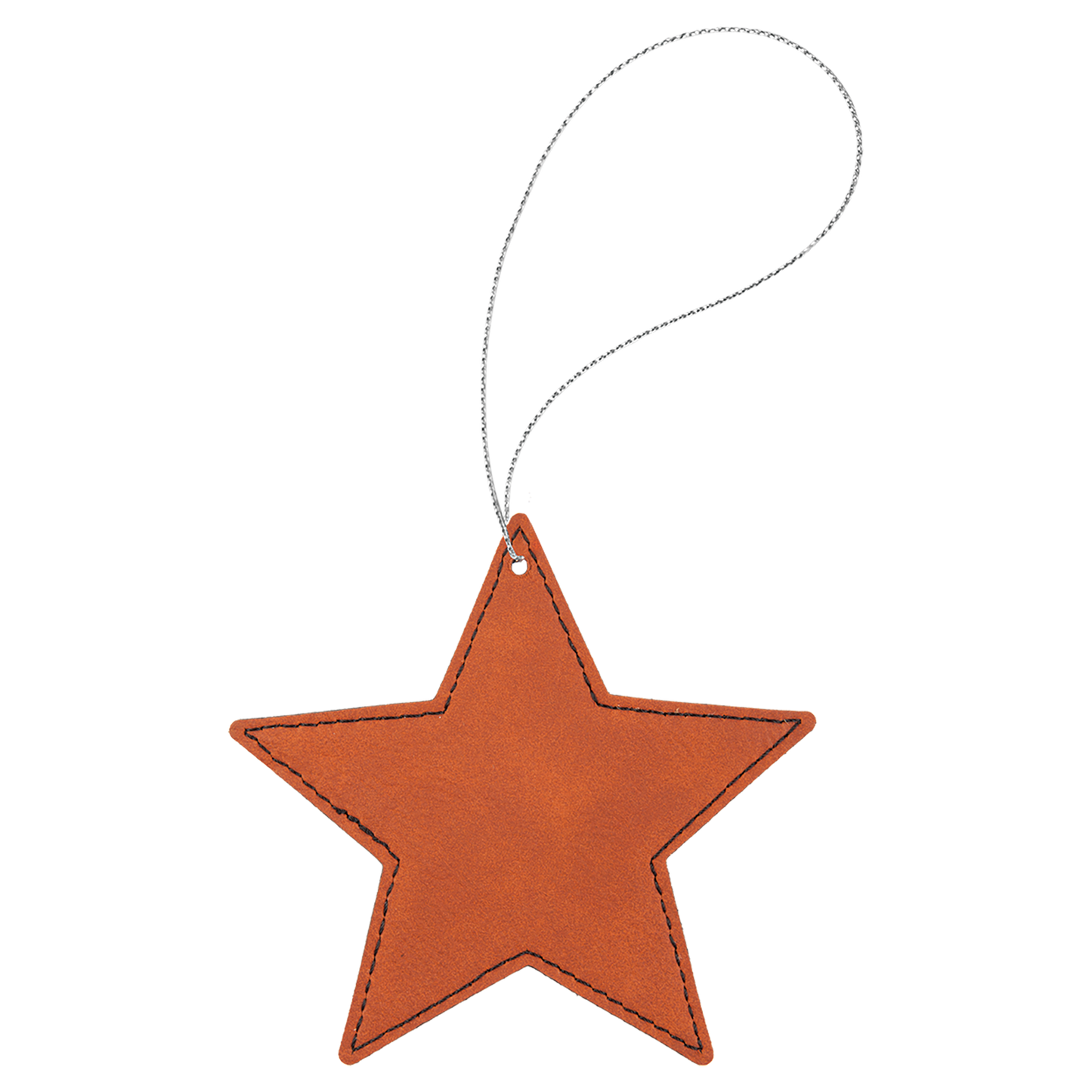 Leather Star Ornament