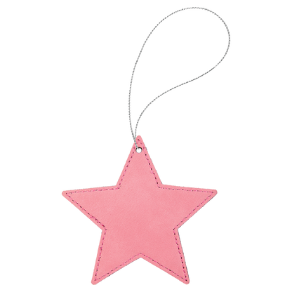 Leather Star Ornament