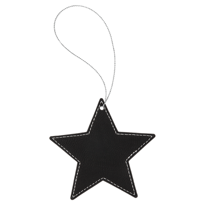 Leather Star Ornament