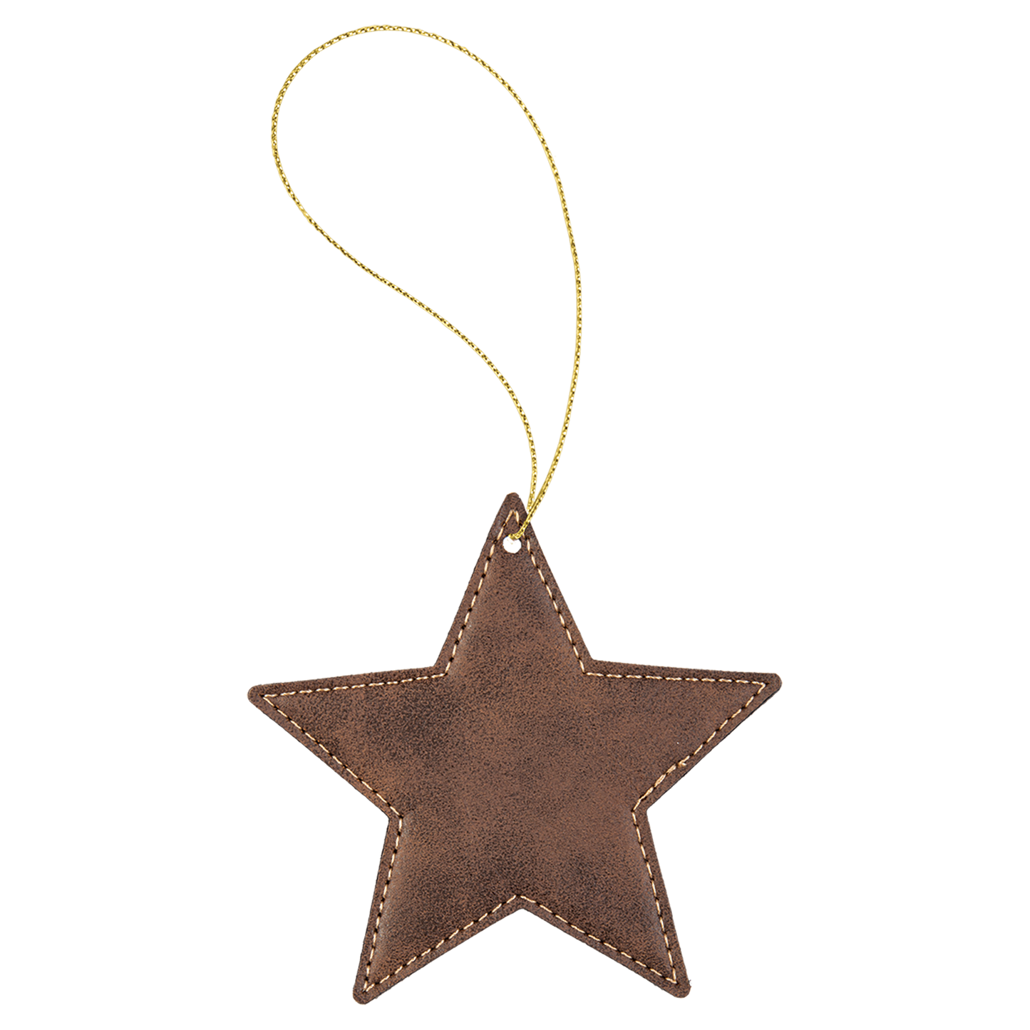 Leather Star Ornament