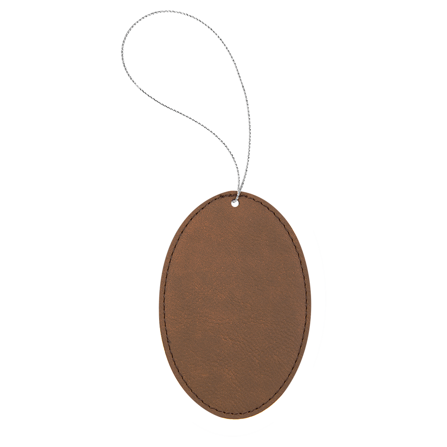 Leather Oval Ornament
