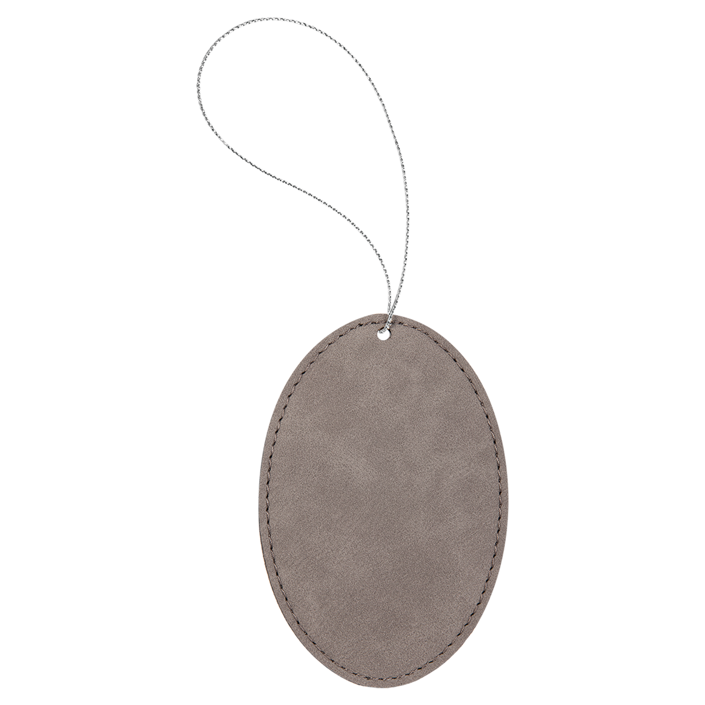Leather Oval Ornament