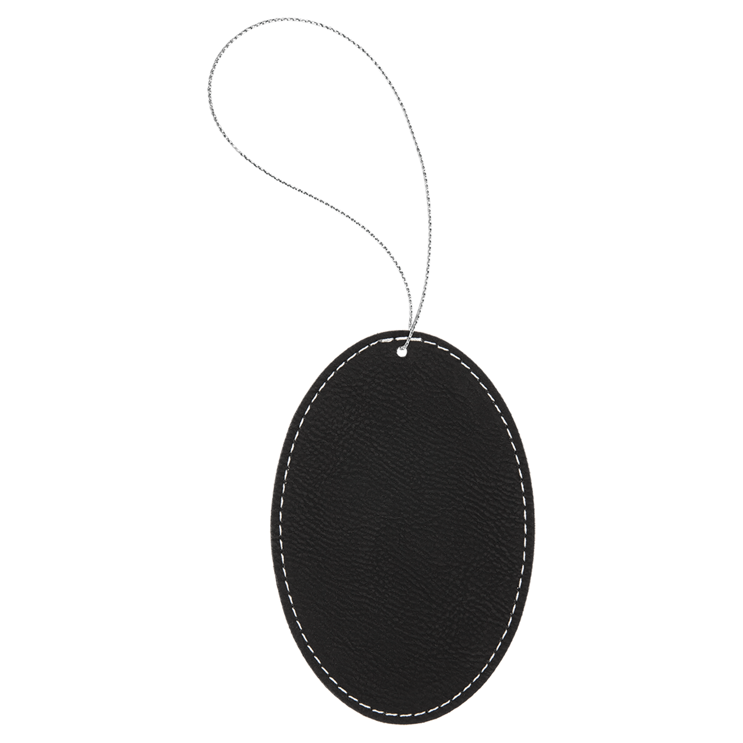 Leather Oval Ornament