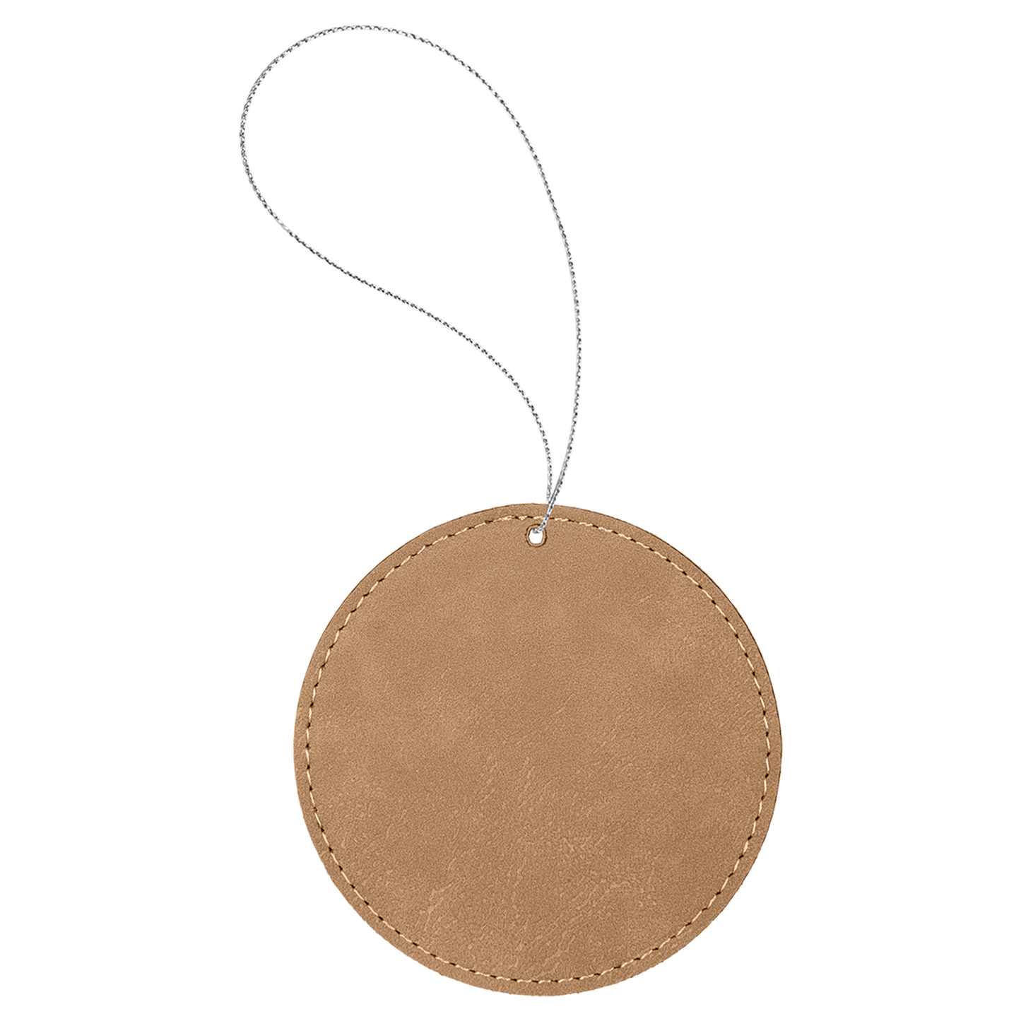 Leather Round Ornament