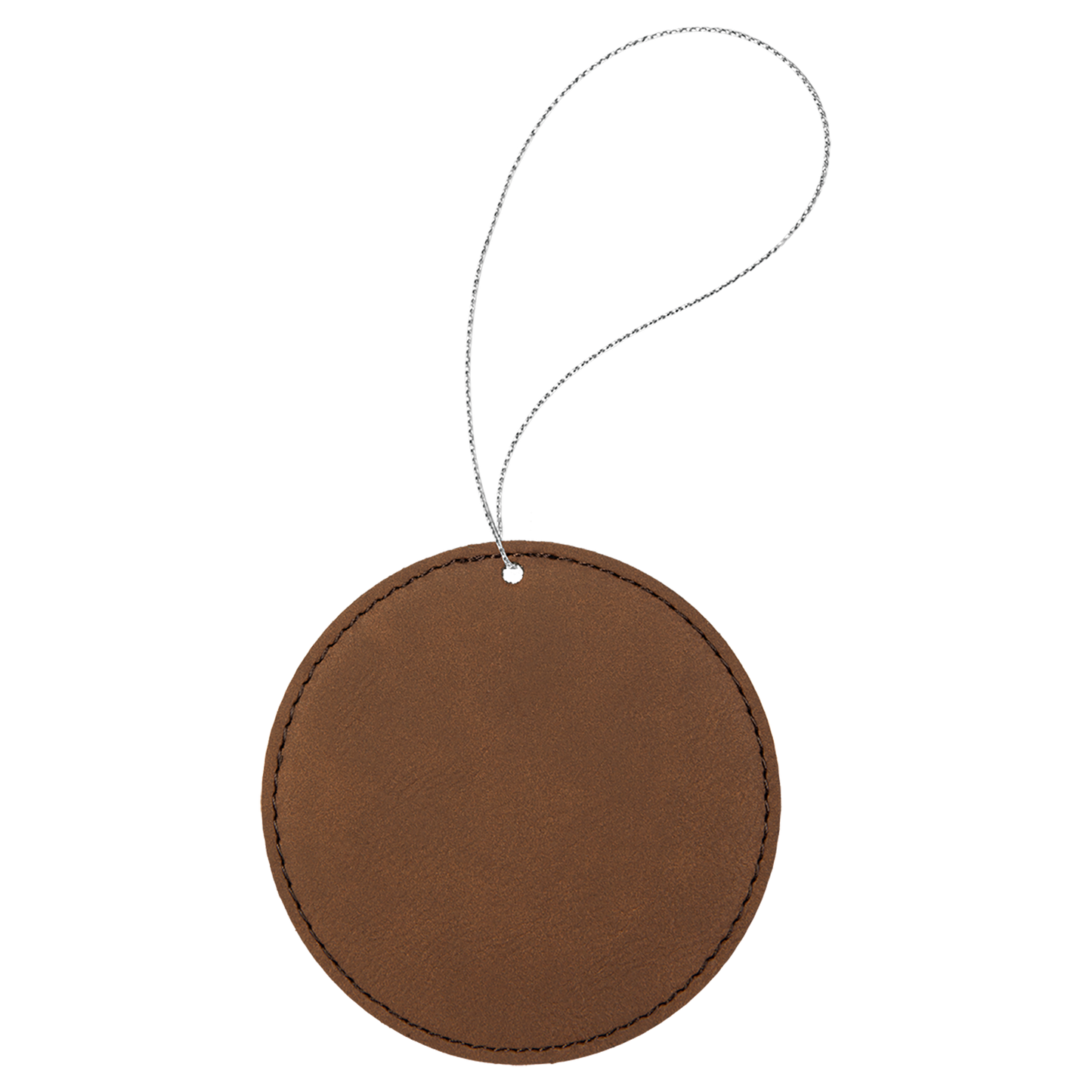 Leather Round Ornament