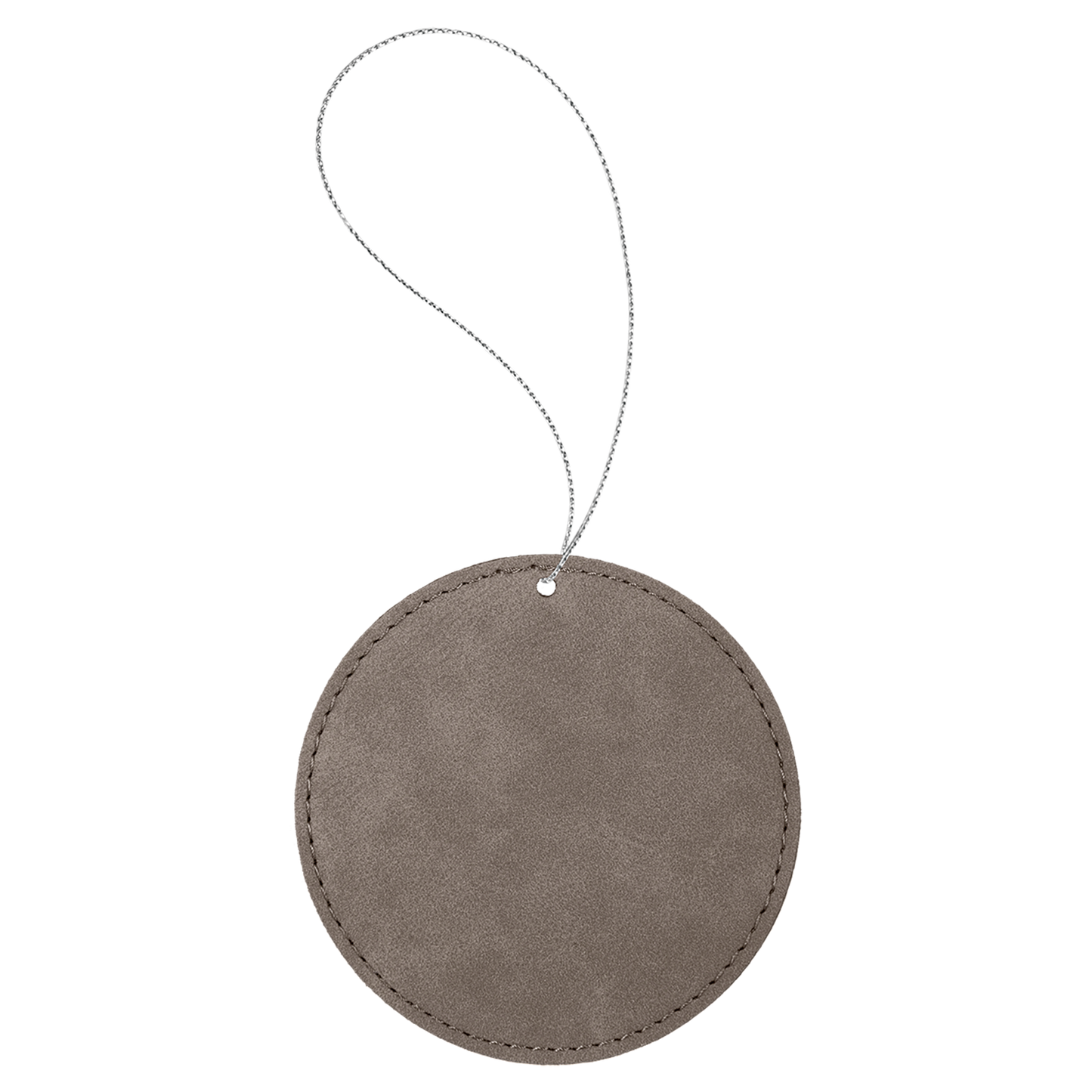 Leather Round Ornament