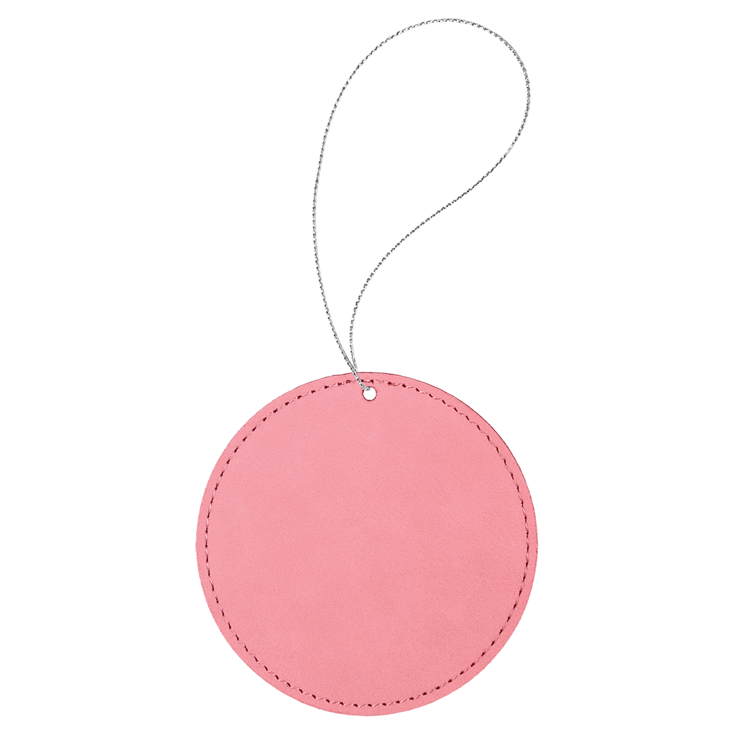 Leather Round Ornament