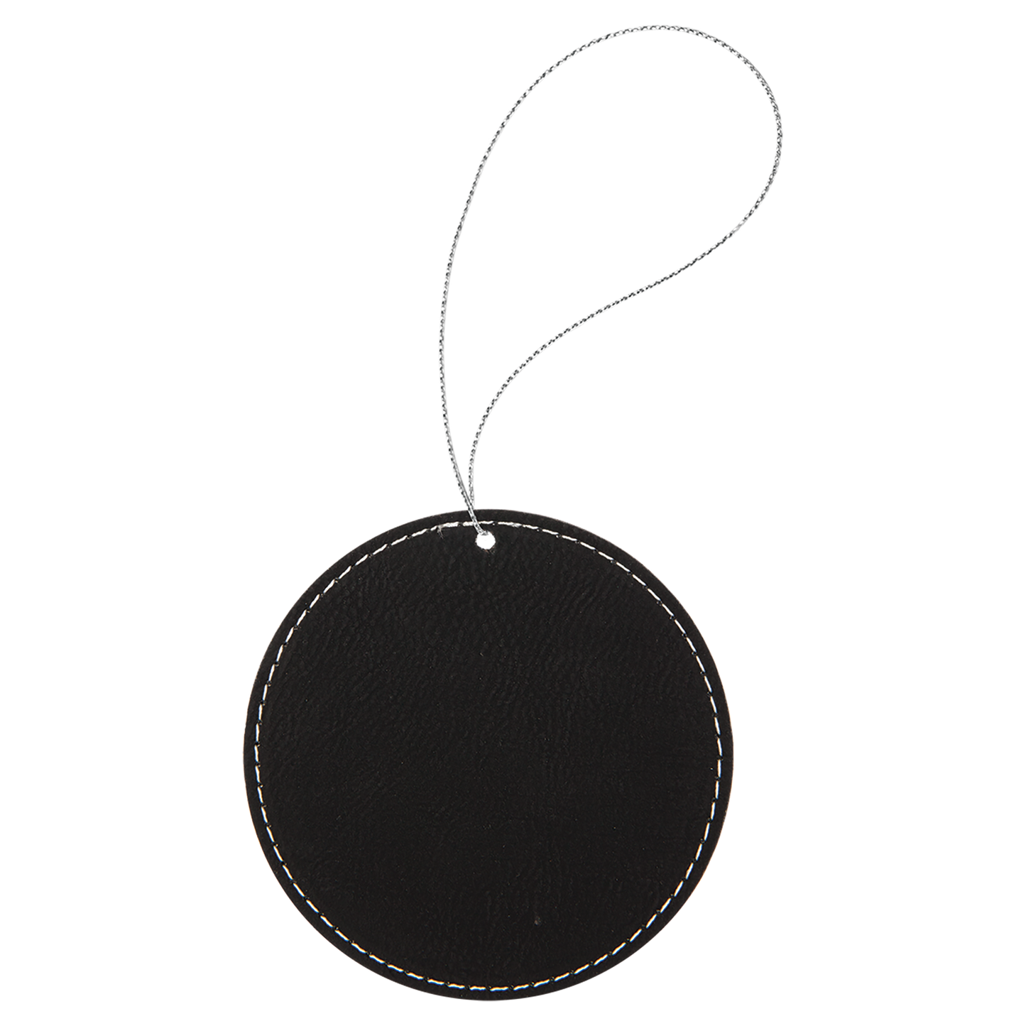 Leather Round Ornament