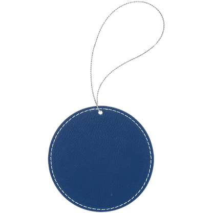 Leather Round Ornament