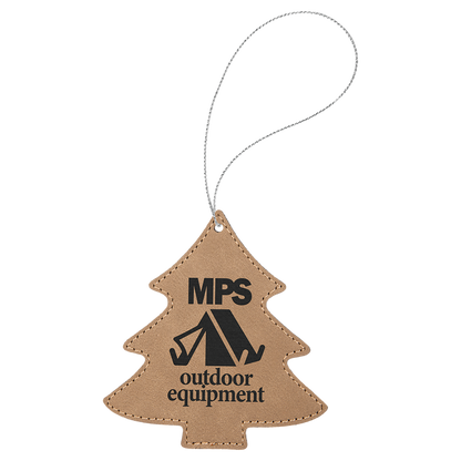Leatherette Tree Ornament