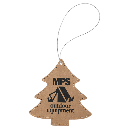 Leatherette Tree Ornament