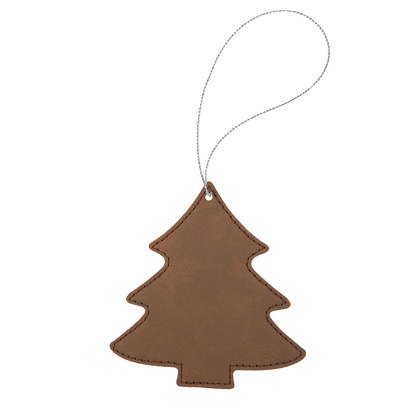 Leatherette Tree Ornament