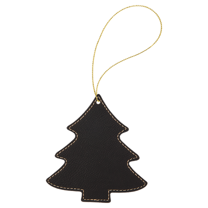 Leatherette Tree Ornament