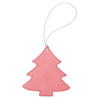 Leatherette Tree Ornament