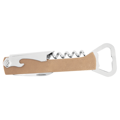 Leatherette Wine Bottle Opener