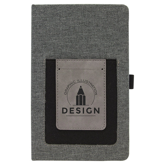 Leather Journal with Cell/Card Slot