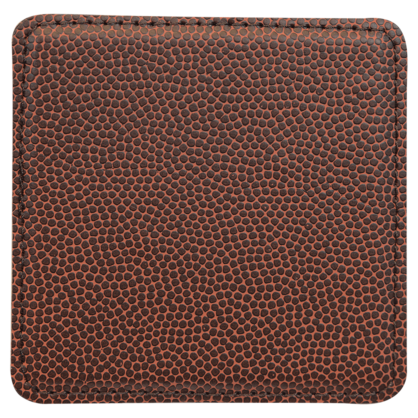 Square Football Leatherette Coaster