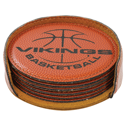 Basketball Round 6-Coaster Set