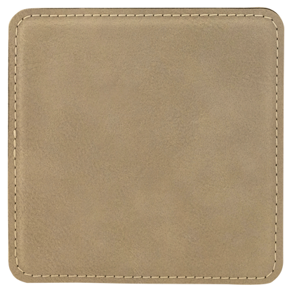 Square Leatherette Coaster