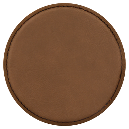 Round Leatherette Coaster