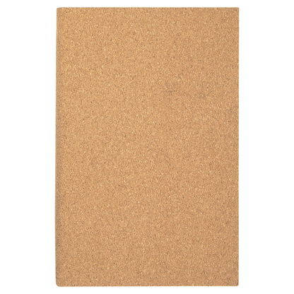 5 1/4" x 8 1/4" Laserable Leatherette Sketch Book with Unlined Notepad