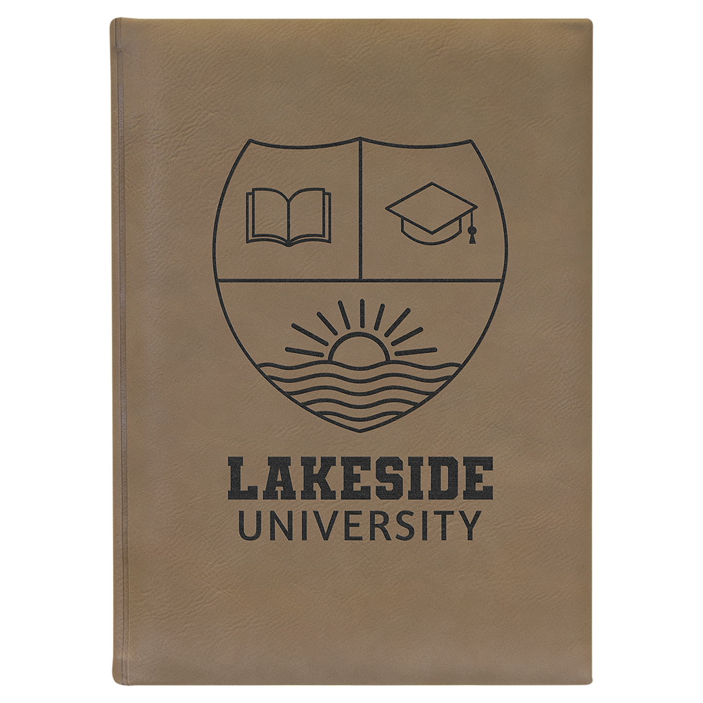Leather Journal with Lined Notepad