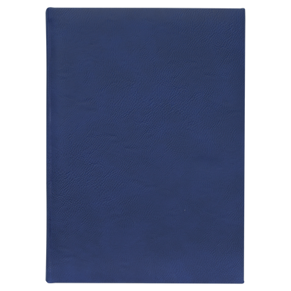 7" x 9 3/4" Leather Journal with Lined Notepad