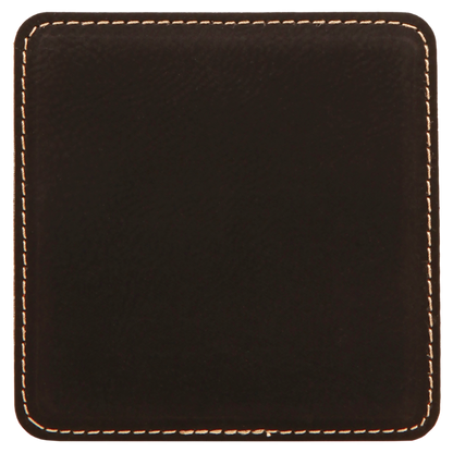 Square Leatherette Coaster